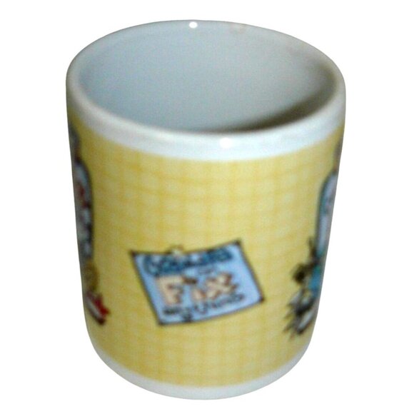 Rare Grandpa Can Fix Anything Jessica Brookline Graphic White Ceramic Mug - Picture 2 of 5